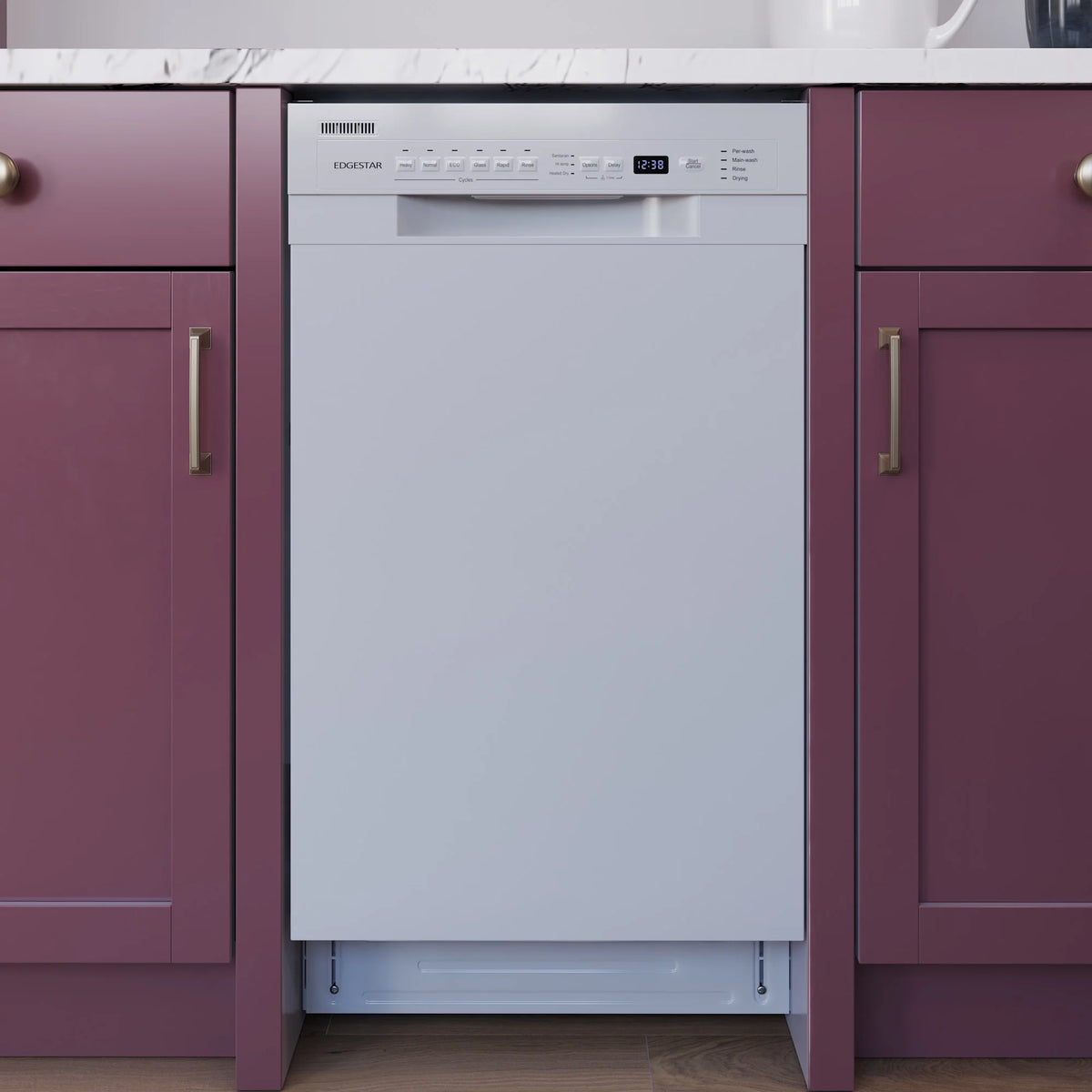 Edgestar Bidw1802 18" Wide 8 Place Setting Energy Star Certified Built-In Front Control