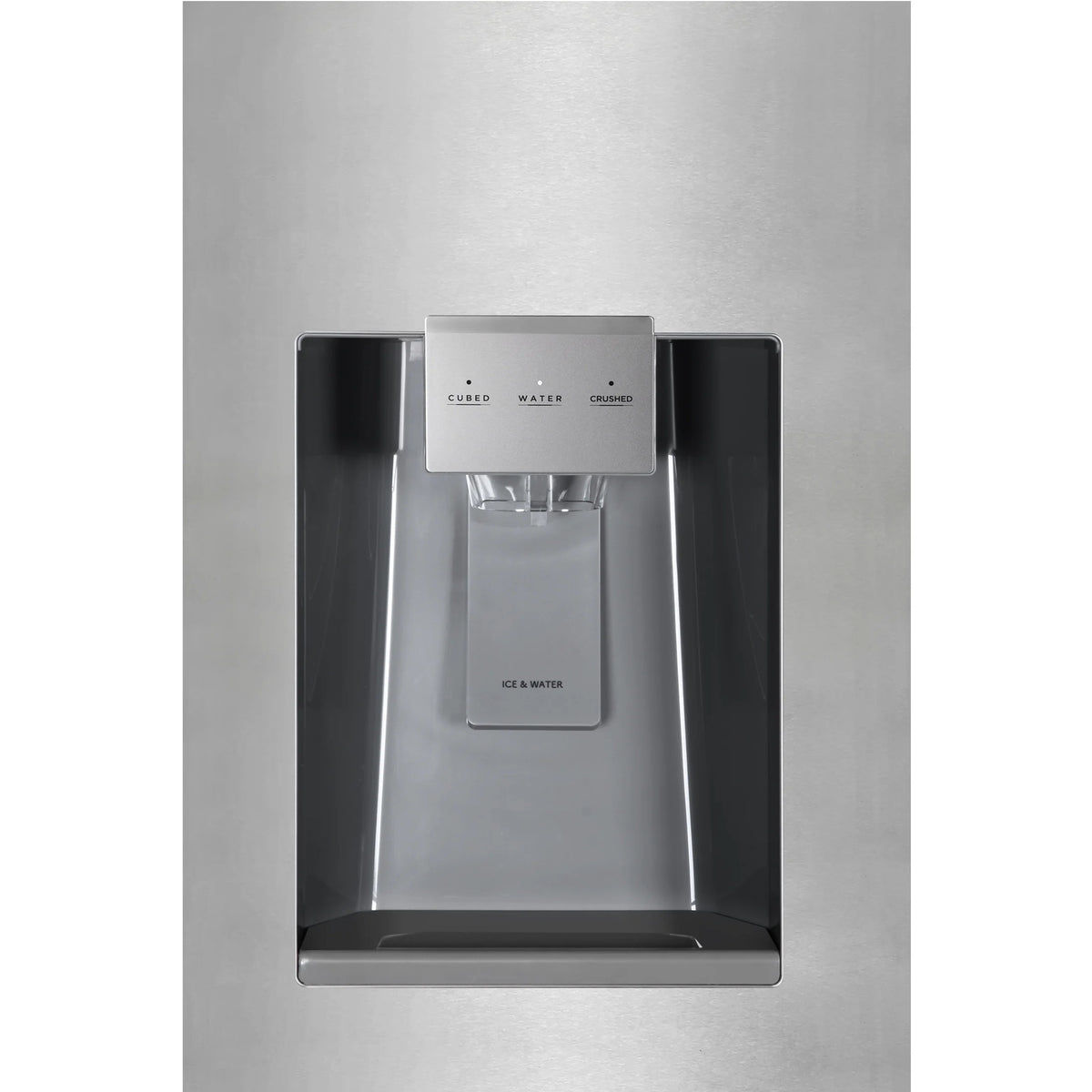 KOSTCH Counter-Depth 21.6-cu ft 4 -Door French Door Refrigerator with Ice Maker with Water and Ice Dispenser ( Stainless steel ) ENERGY STAR Certified