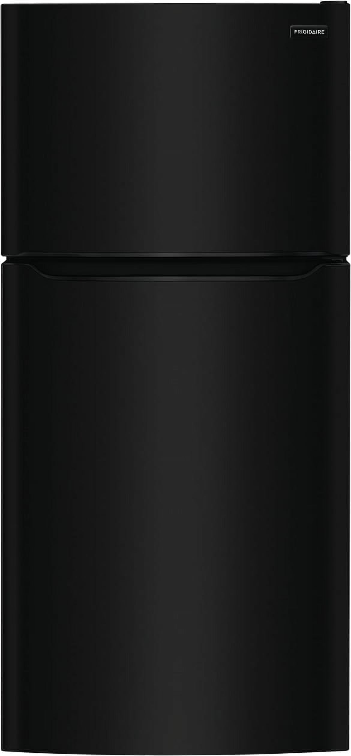 Frigidaire FFTR2045VB 20 Cu Ft Garage Ready Top-Freezer Refrigerator, Black