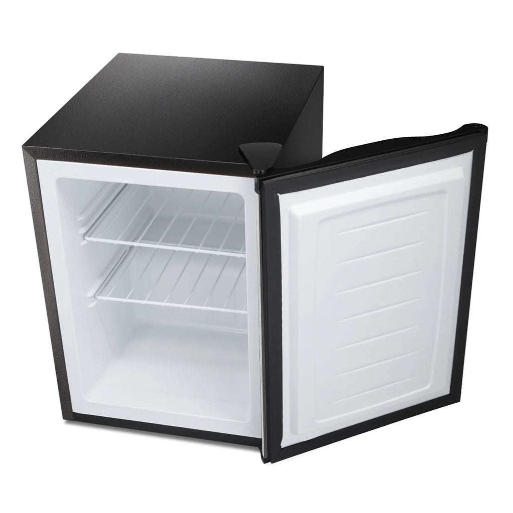 KNDKO 2.6Cu.ft Upright Freezer, Mini Freezer with Reversible Single Door, Removable Shelves, Adjustable Thermostat for Home/Kitchen/Office, Silver