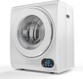 VINGLI Portable Clothes Dryer 10 lbs 110V White Electric Dryer Tumble