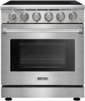 30 inch Professional Electric Range with 5 Heating Elements Cooktop, 4.55 Cu. Ft. Convection Oven Capacity, Smooth Glass Top, in Stainless Steel, KOS-30RE06H (Stainless Steel)