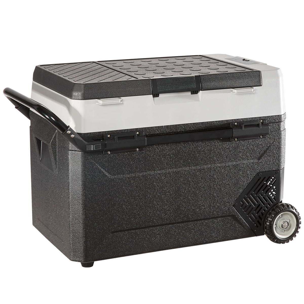 VEVOR Car Refrigerator 48Qt, Dual Zone Car Fridge Freezer12/24V DC & 110-240V AC Electric Compressor Cooler for Truck Vehicle RV