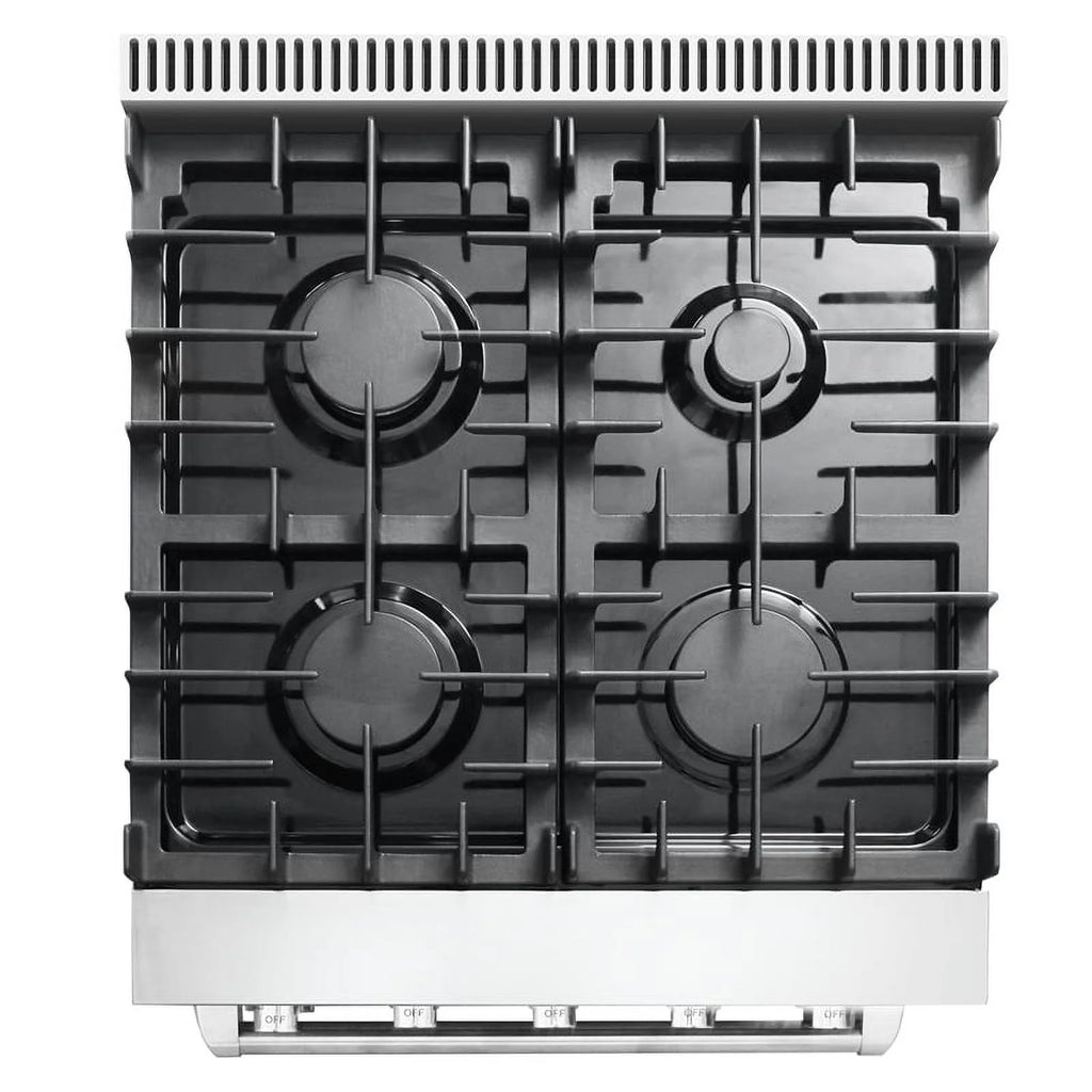 24 in. Freestanding Gas Range with 3.73 cu. ft. Capacity Oven in Stainless Steel