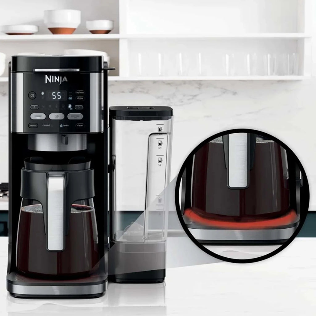 Restored Ninja CFP101 DualBrew Hot & Iced Coffee Maker, Black -Bundle with 2 Year Enhanced Protection Pack (Refurbished)