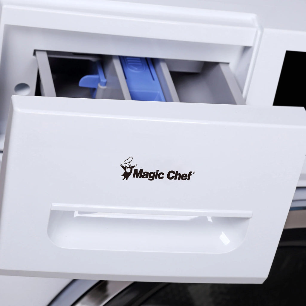 Magic Chef 2.7 cu. ft. White All in One Ventless Washer Dryer Combo in White