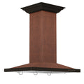 ZLINE 36 in. Designer Series Hand Hammered Copper Island Mount Range Hood (8GL2Hi-36)