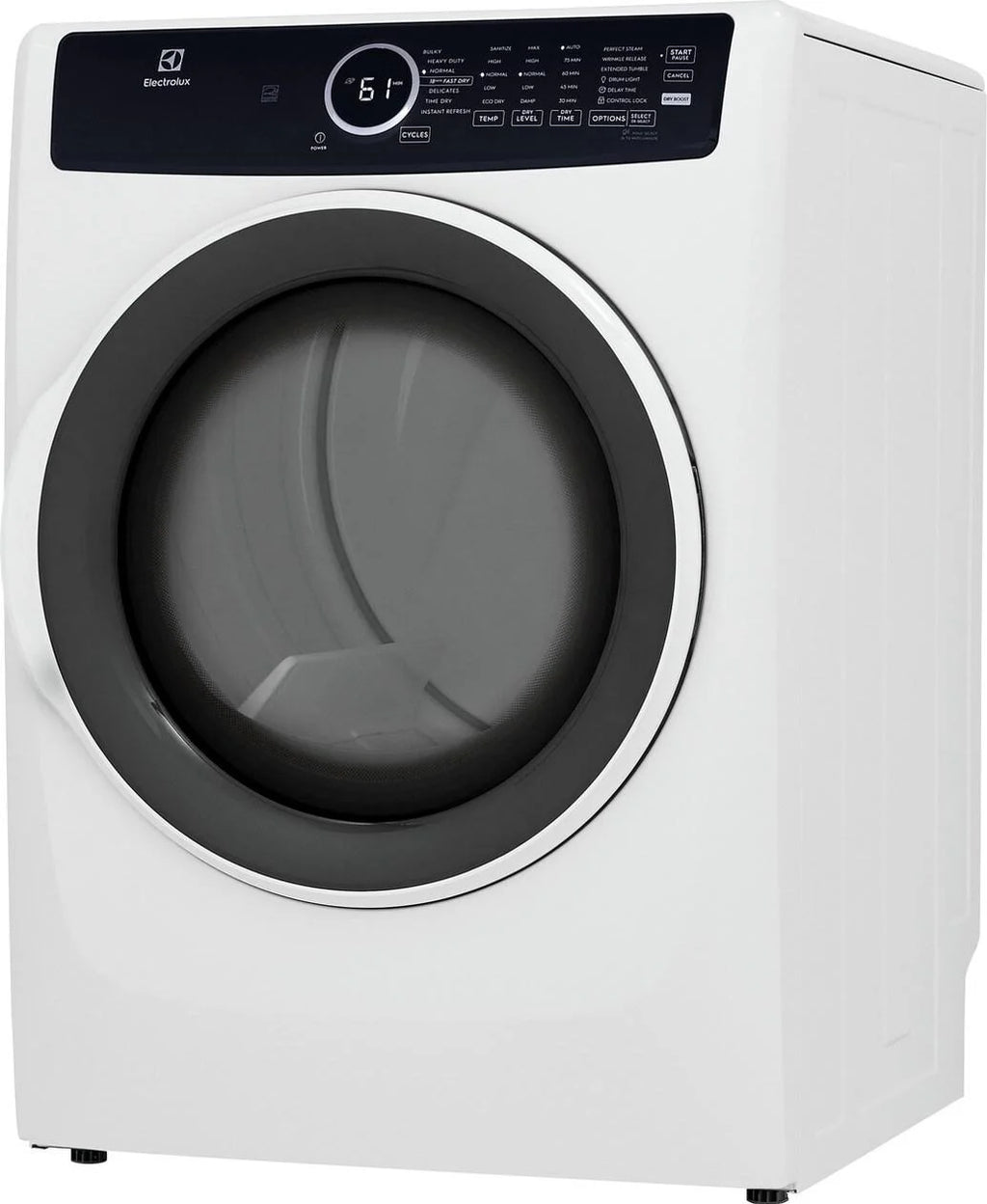Electrolux Front Load Perfect Steam Electric Dryer with Instant Refresh, 8.0 Cu. Ft.