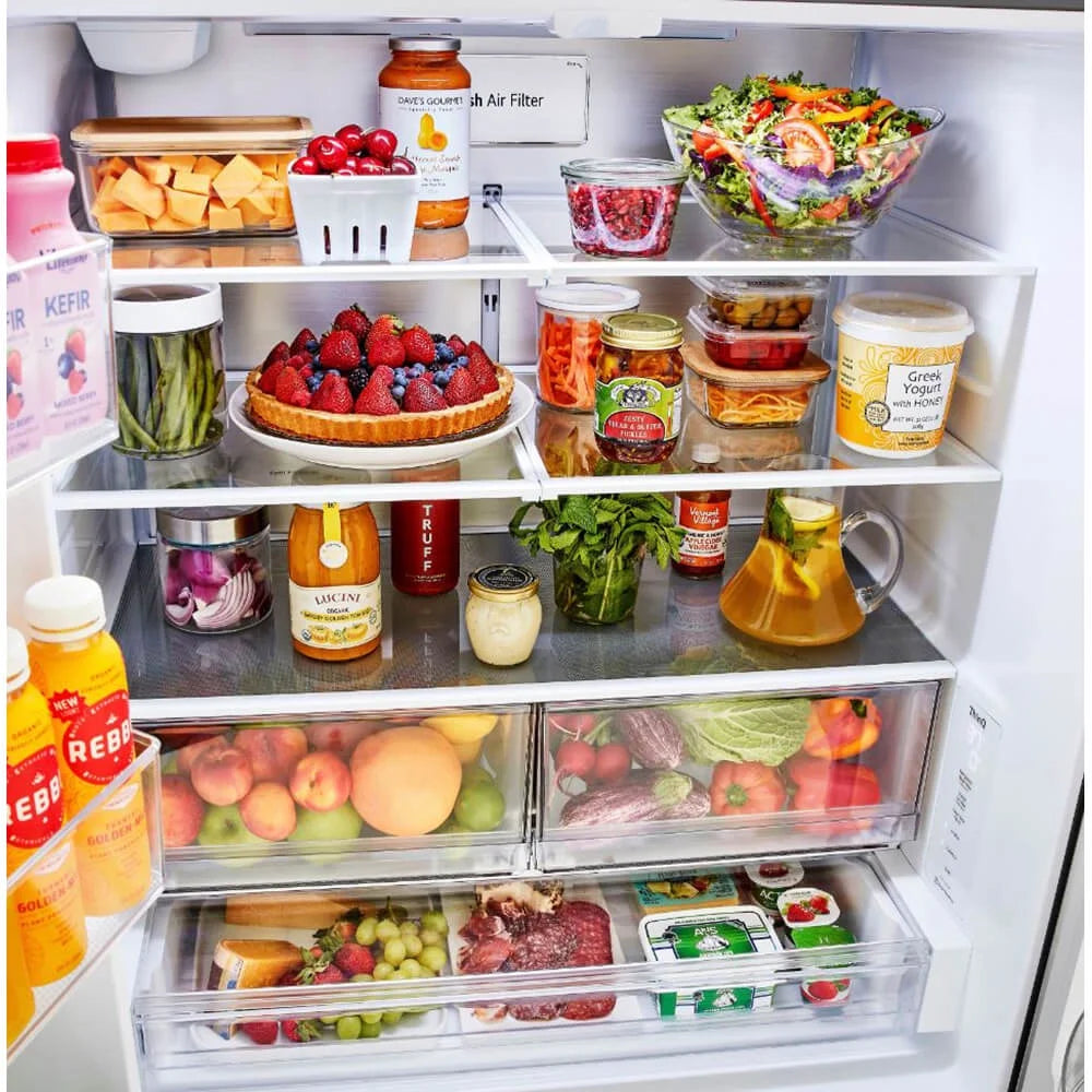 LG 27 cu ft. 3 Door French Door Counter Depth Refrigerator with Internal Water Dispenser LRFLC2706S