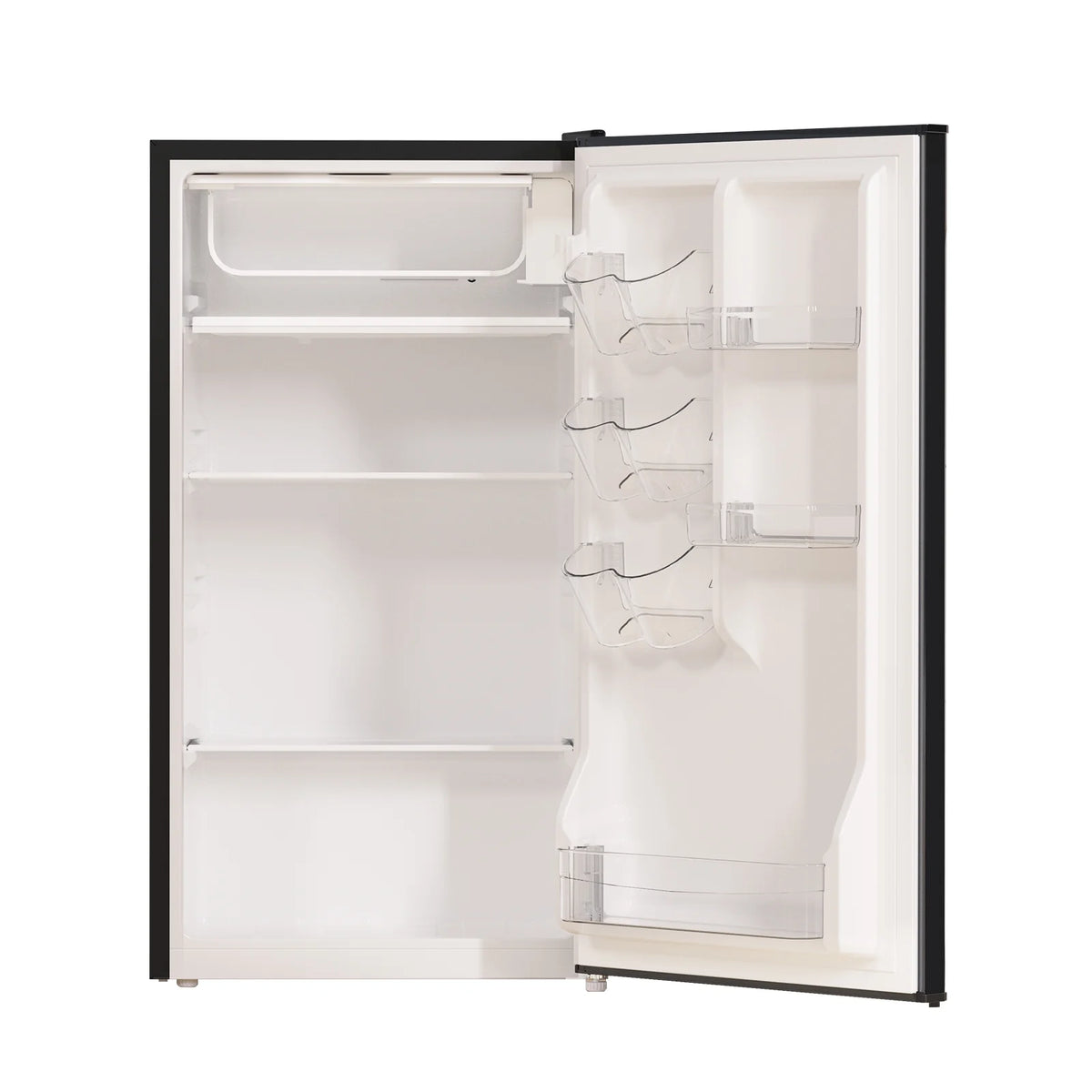 Frestec 3.2 Cu ft One Door Mini Fridge, Estar, Stainless Steel Look, New