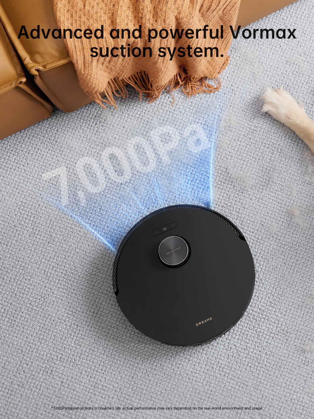 Dreame 2-in-1 Robot Vacuum and Mop, Auto Mop Raising, 7000Pa Suction, Self-Emptying Base, L20 Ultra