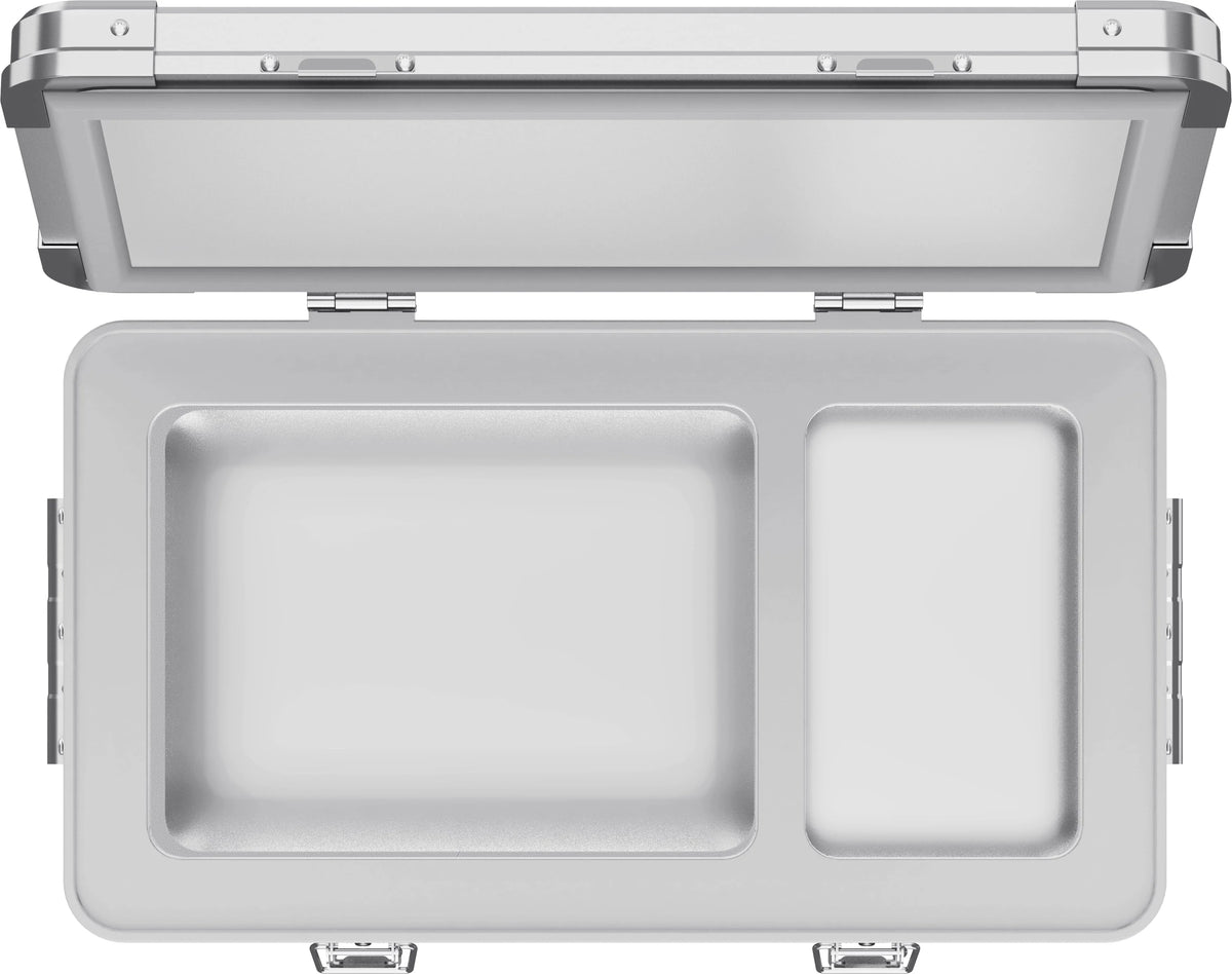 APL20 Aluminum Single Zone 21QT Portable Refrigerator Silver