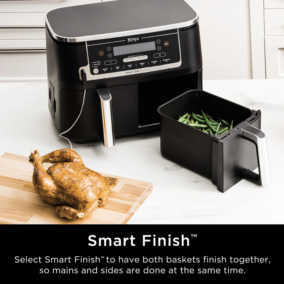 Ninja?? Foodi?? 6-in-1 Smart 10-qt. 2-Basket Air Fryer
