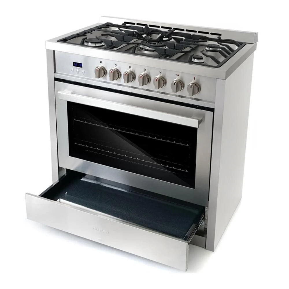 Cosmo COS-F965NF 36 in. Stainless Steel Dual Fuel Range with Convection Oven