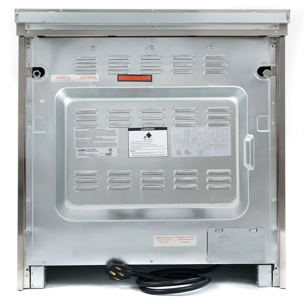 Cosmo COS-F965NF 36 in. Stainless Steel Dual Fuel Range with Convection Oven