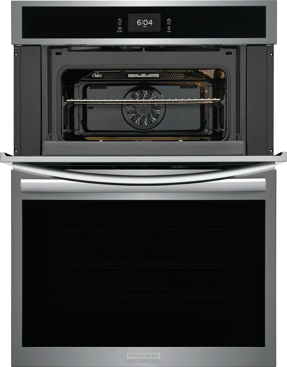 Frigidaire Gallery GCWM3067AD 30 inch Black Stainless Wall Oven and Microwave Combination