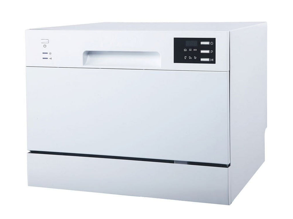 Countertop Dishwasher with Delay Start & LED - Silver