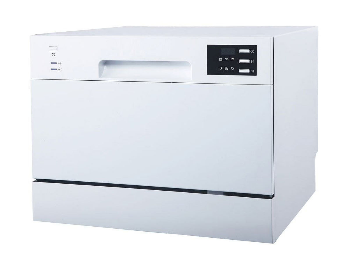 Countertop Dishwasher with Delay Start & LED - Silver