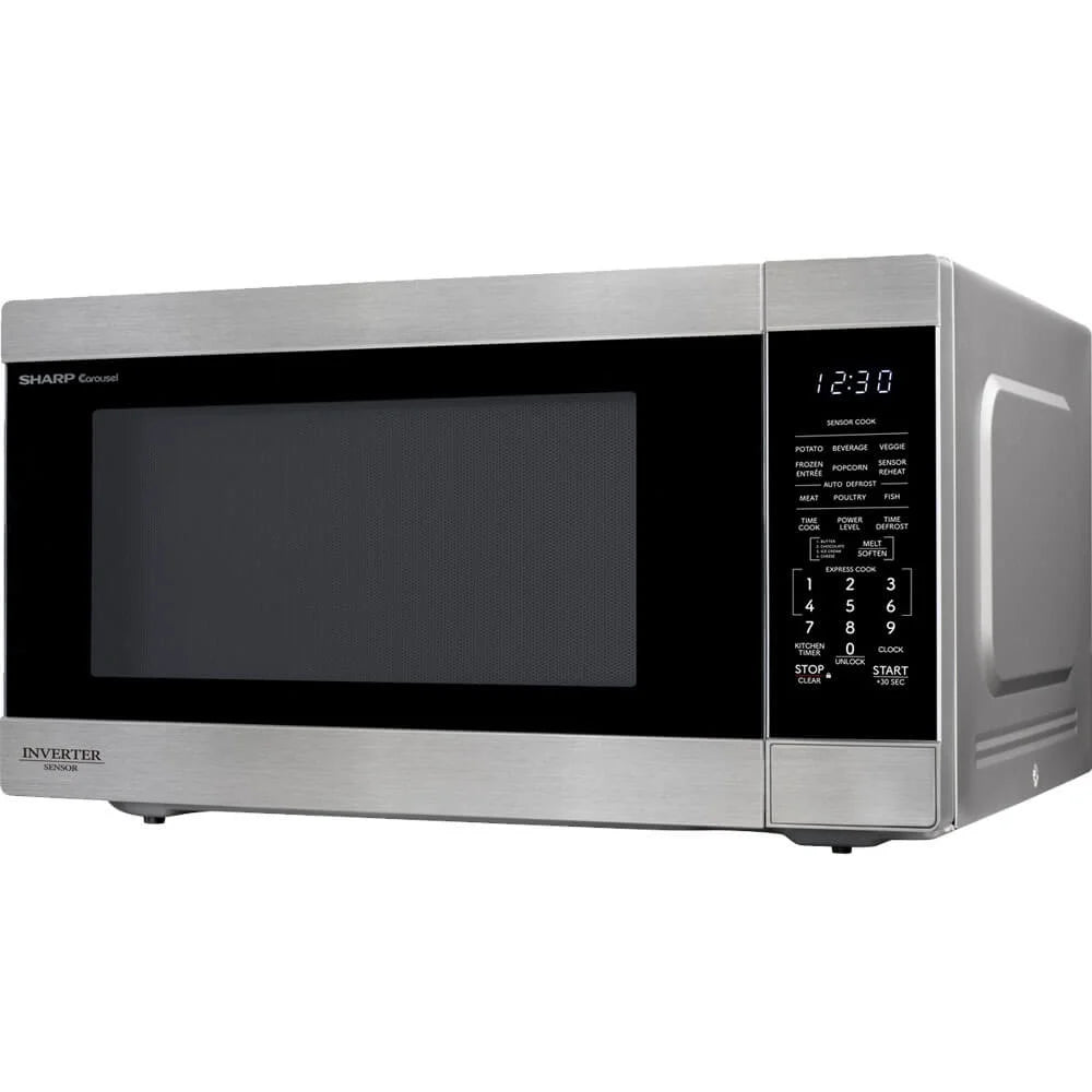 Sharp 2.2 CF Countertop Microwave Oven, Inverter Technology