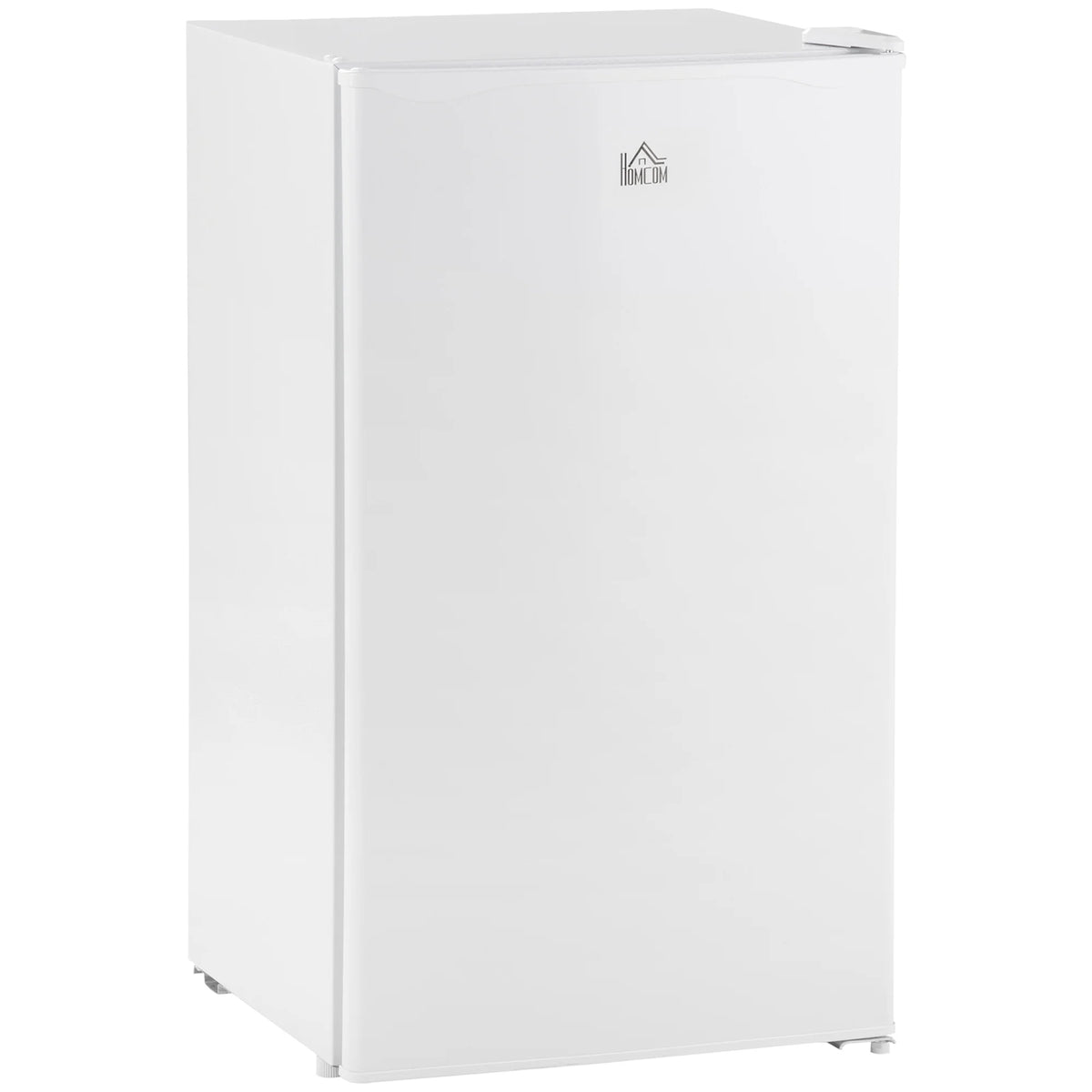 Harper & Bright Designs Double Door Mini Fridge with Freezer, 3.2 Cu.Ft Compact Refrigerator with Adjustable Shelf, Adjustable Thermostat and Reversible Door for Bedroom, Dorm, Home Office, White