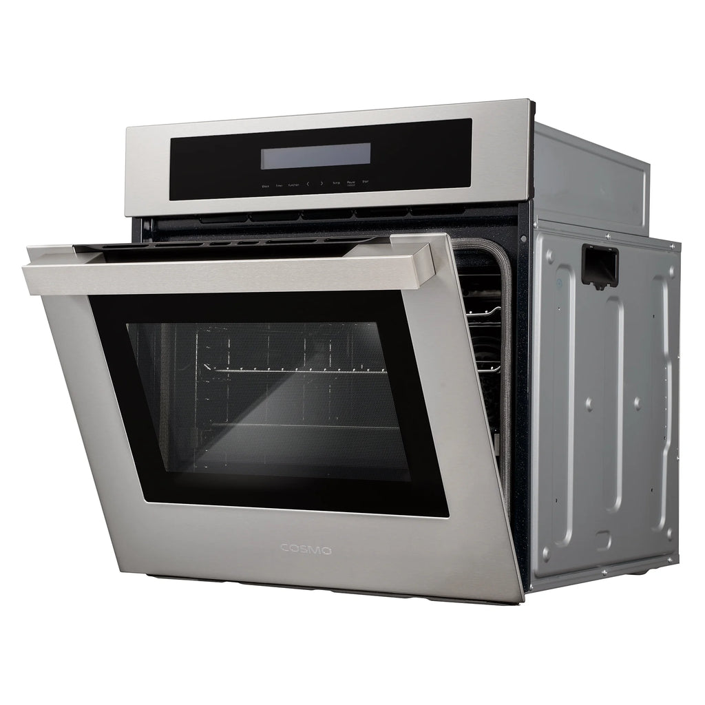 24 in. Single Electric Built-In Wall Oven with 2.5 cu. ft. Capacity, Turbo True European Convection in Stainless Steel