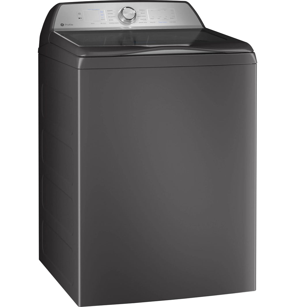 GE Appliances 4.9 cu ft White Top Load Washing Machine with Smarter WashTechnology and FlexDispense