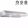 SNDOAS 30inch Under Cabinet Range Hood 500CFM 3-Speed Vent Stainless with Led Bulb