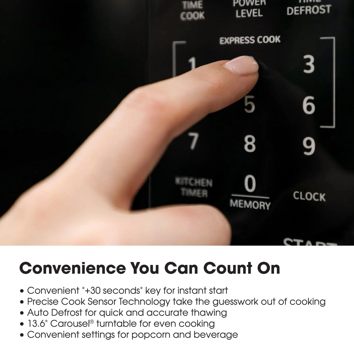 Sharp New 1.4 CF Smart Countertop Microwave Oven, Orville Redenbacher's Certified, ZSMC1469KS