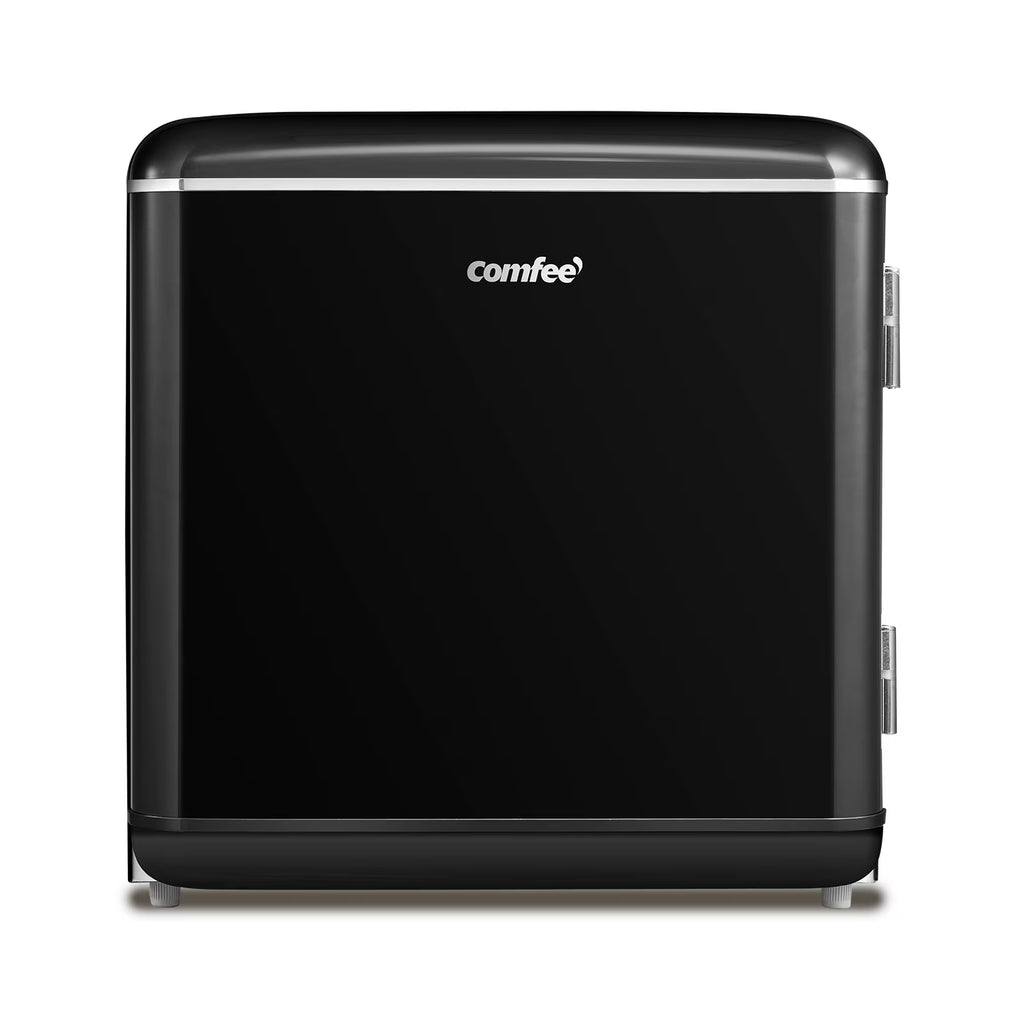 Comfee' 1.7 Cu.Ft Mini Fridge, Compact Retro Refrigerator, Energy Saving, Low Noise, Adjustable Thermostat, Single Door Small Fridge with Chiller Box for Bedroom, Office