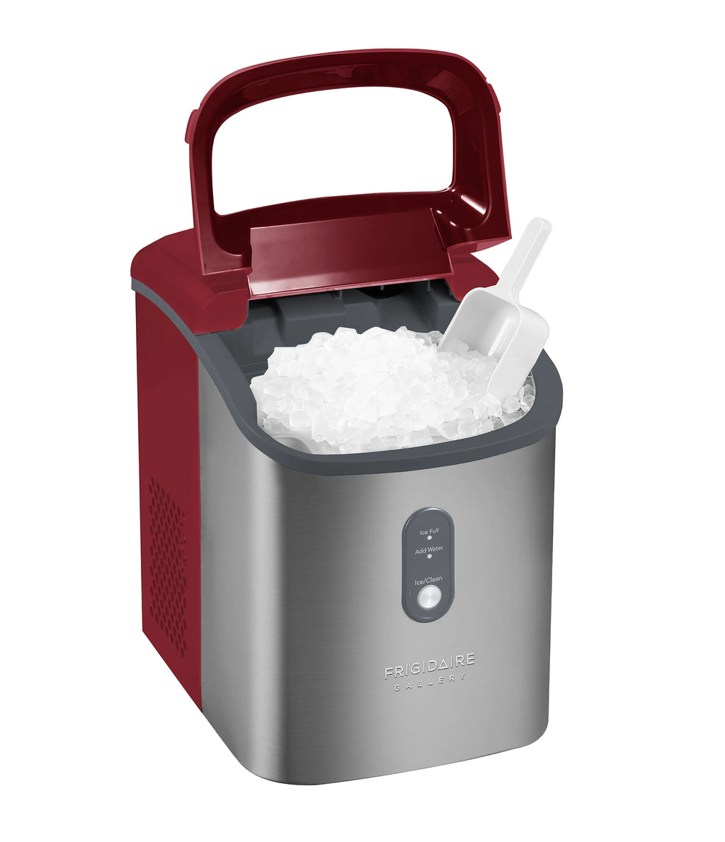 Frigidaire Gallery, 33 lbs. Nugget Ice Maker, Stainless Steel, Black, EFIC214