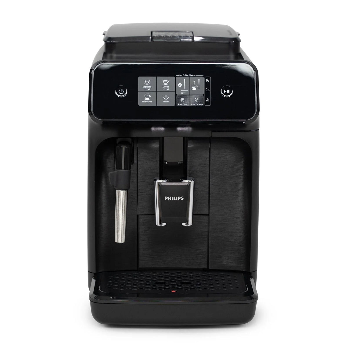 Philips 1200 Super Automatic Espresso Machine, Black | 2 Recipes | EP1220/04
