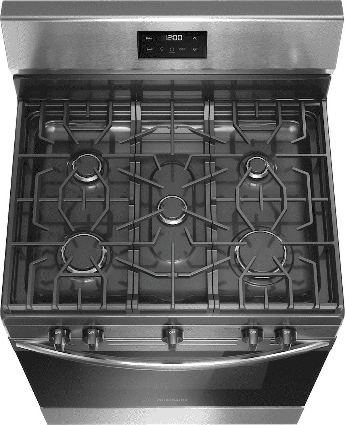 Frigidaire FCRG3052BS 30" Gas Range, Stainless Steel