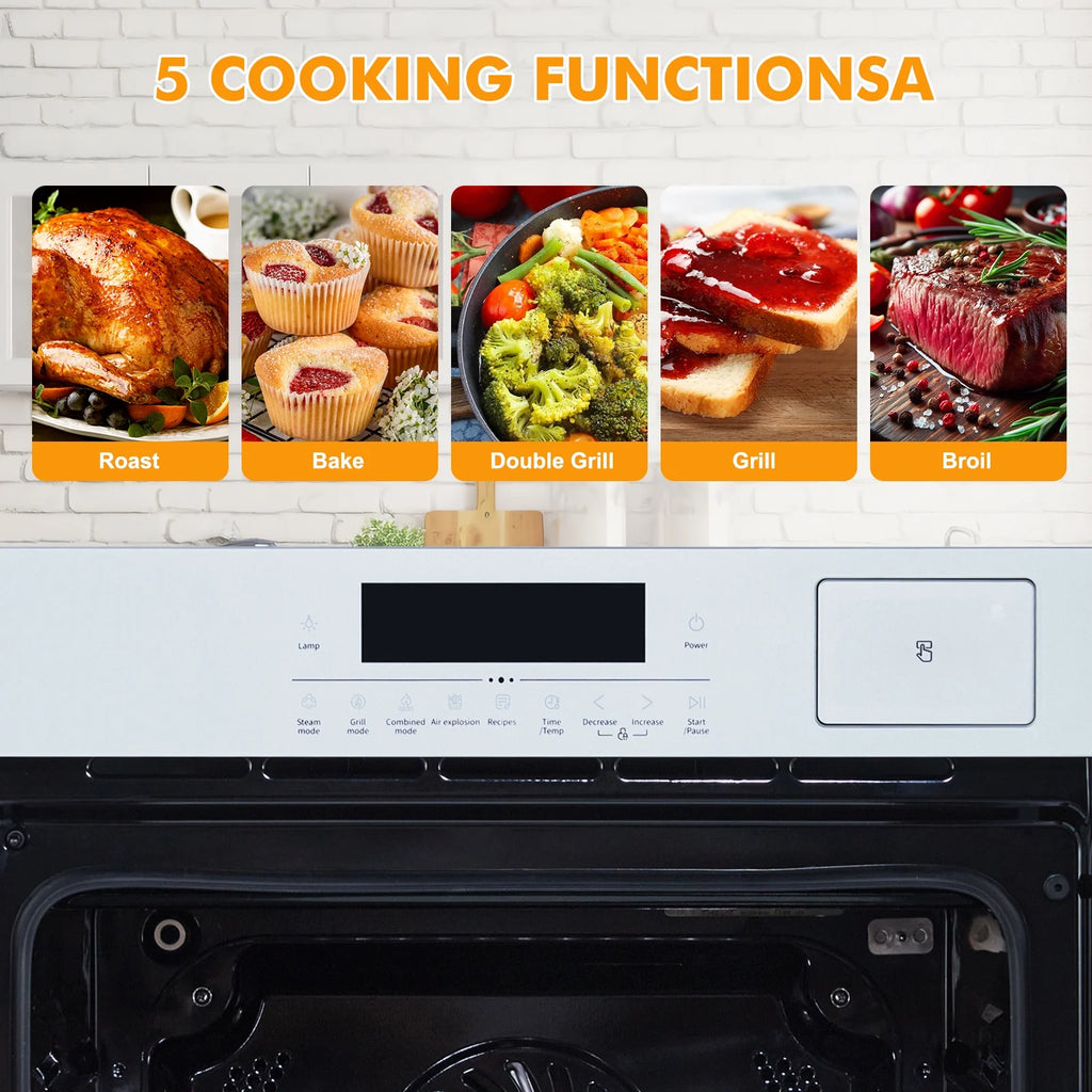 Tzou 24" 3000W Electric Single Wall Oven