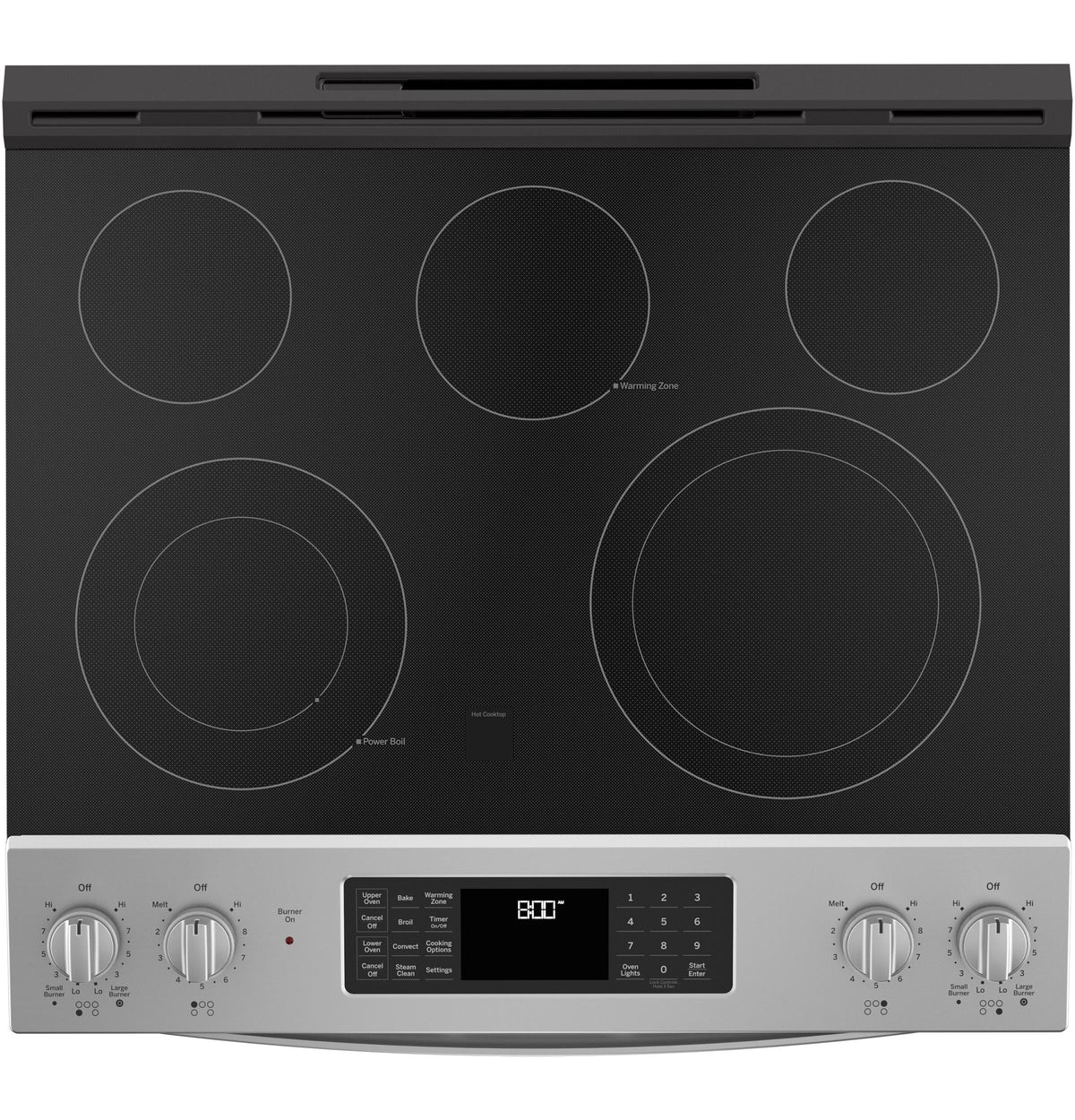 GE Appliances 30 in 66 cu ft Slide In Double Oven Electric Ranges in Stainless Steel