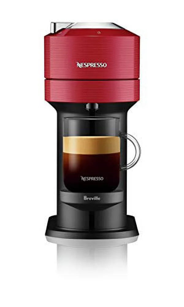 Breville Vertuo Next Coffee and Espresso Maker in Light Gray plus Aeroccino3 Milk Frother in Black