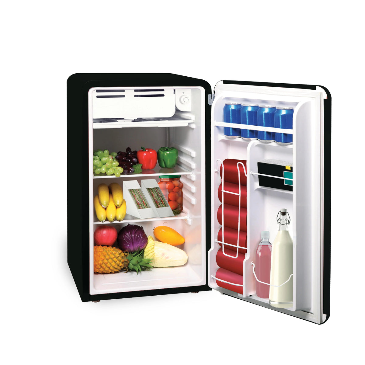Frigidaire 3.2 Cu. ft. Single Door Retro Compact Refrigerator EFR372, Blue