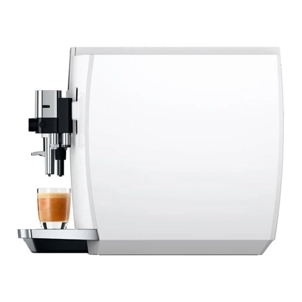 Jura E8 Automatic Espresso Machine | 17 Recipes | Piano White | 15683