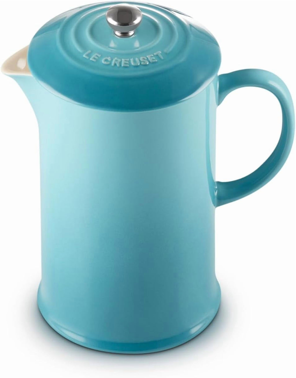 Stoneware French Press, 34 oz., Oyster