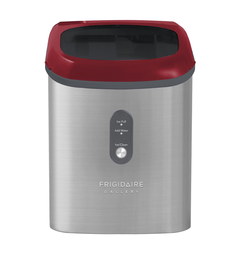 Frigidaire Gallery, 33 lbs. Nugget Ice Maker, Stainless Steel, Black, EFIC214