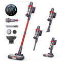 Cordless Vacuum Cleaner, 450W/38Kpa Vacuum Cleaners for Home with LED Screen, Max 60 Mins Runtime, Noise Reduction Tech, Anti-Tangle Stick Vacuum for Pet Hair Carpet and Hardfloor