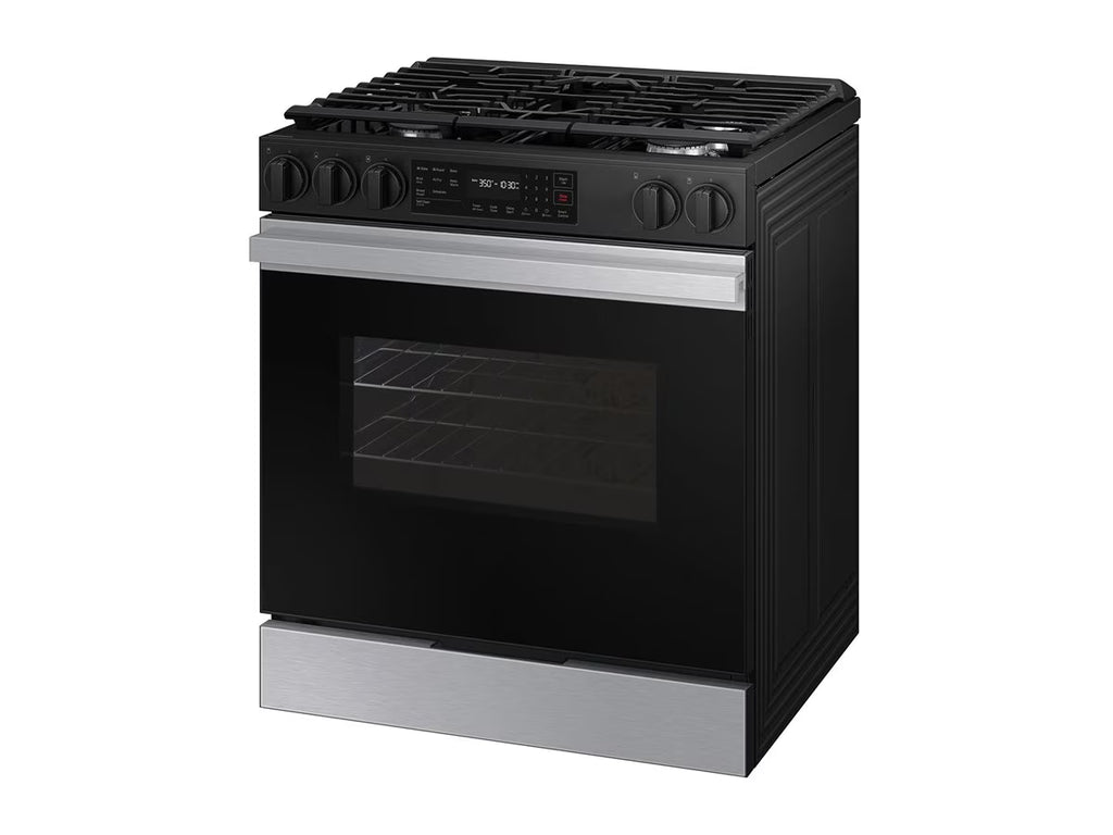 Samsung 6.0 Cubic Foot Gas Slide In Range Self Clean NSG6DG8100SR