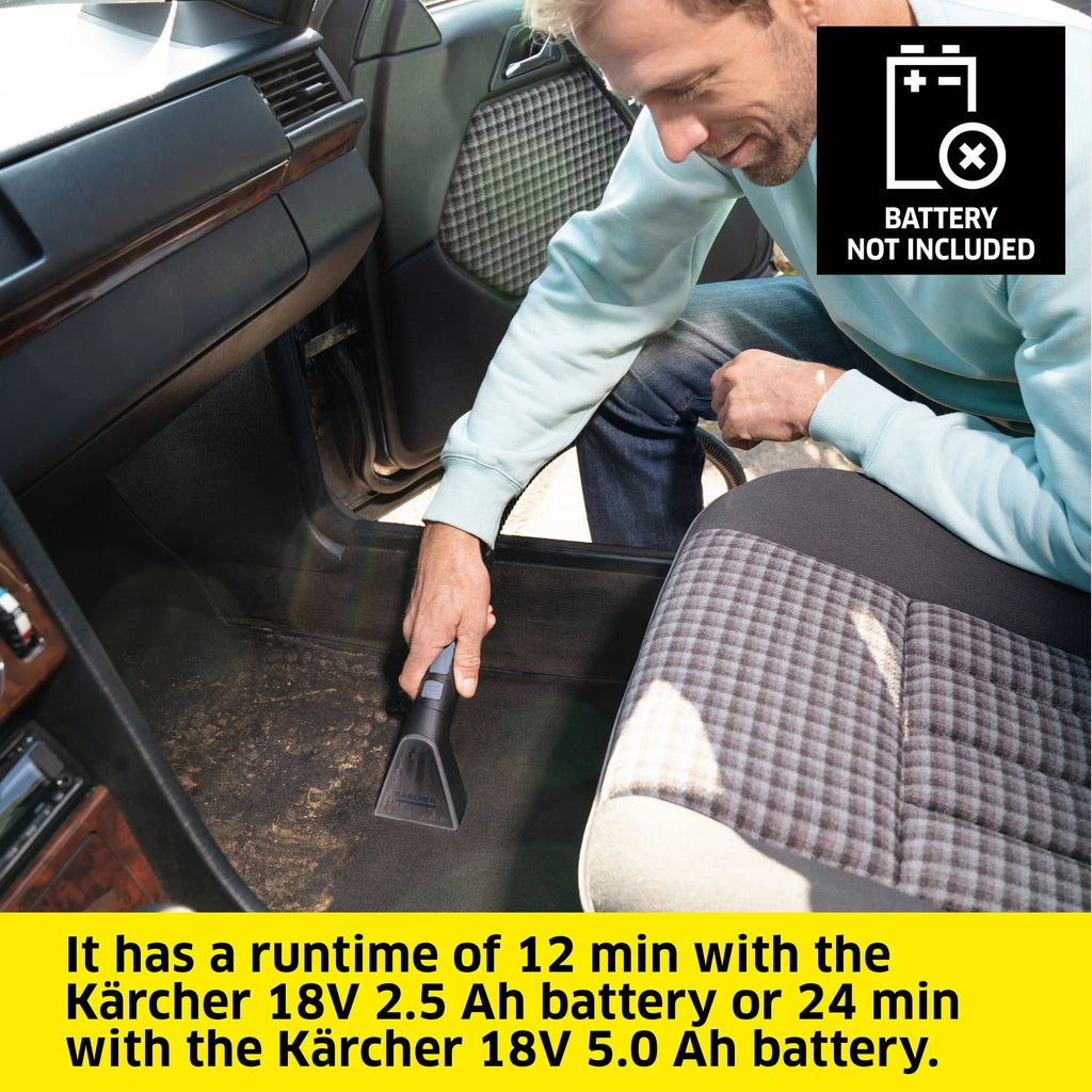Karcher Cordless Carpet and Upholstery Cleaner, SE 3-18 , Spot Cleaner - Tool Only