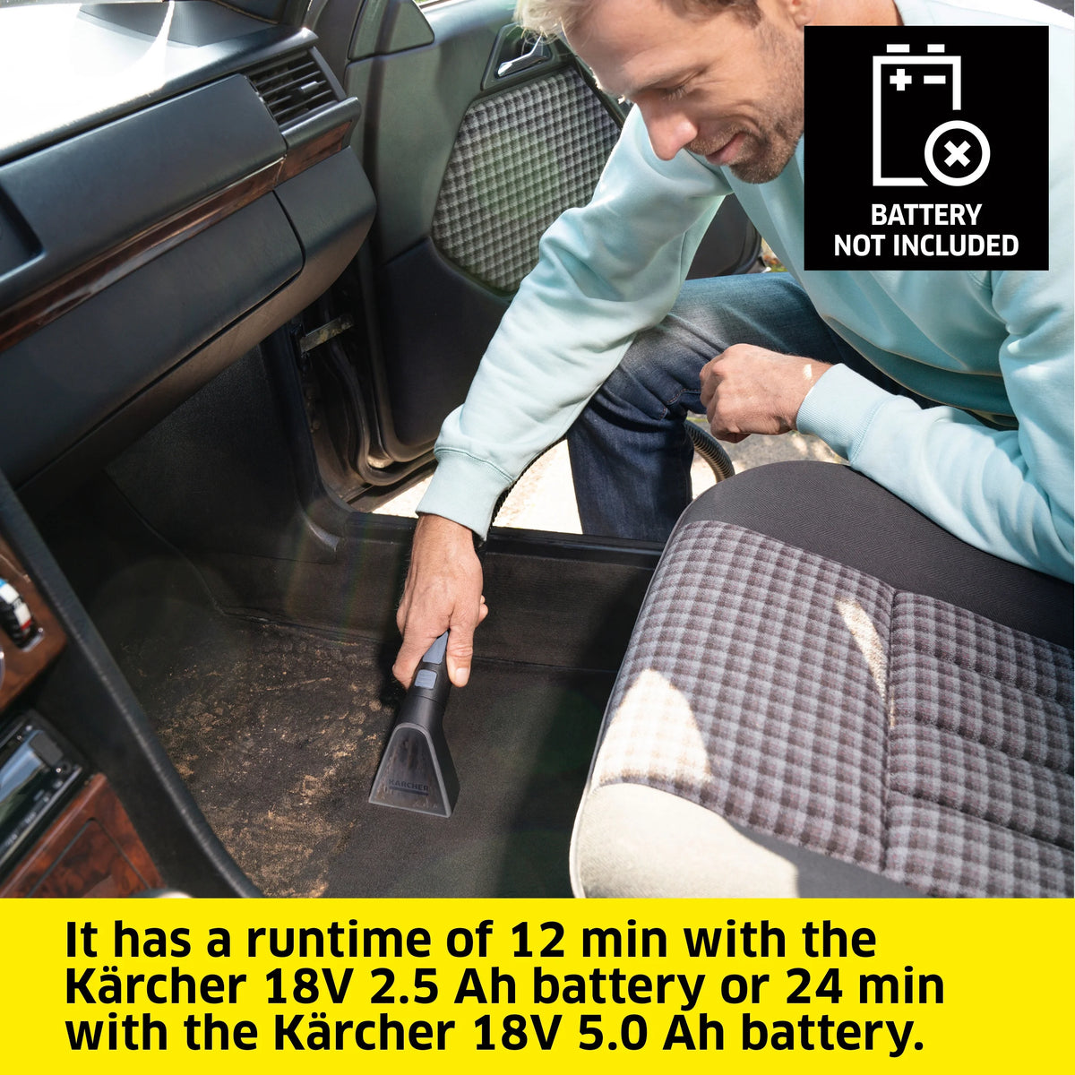 Karcher Cordless Carpet and Upholstery Cleaner, SE 3-18 , Spot Cleaner - Tool Only