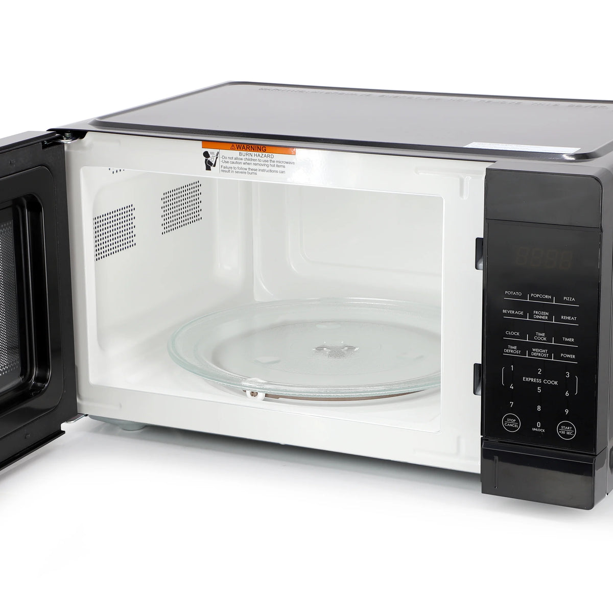 Galanz 1.1 Cu Ft. 1000 Watt Counter Top Microwave Oven in Black