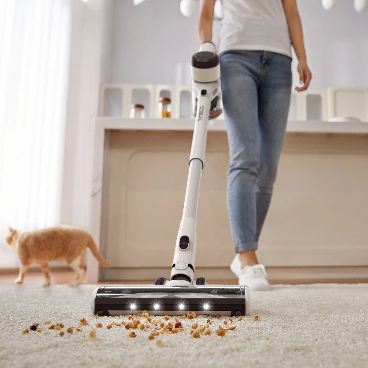 Restored Tineco Pure One X Pet Smart Lightweight Cordless Stick Vacuum (Refurbished)