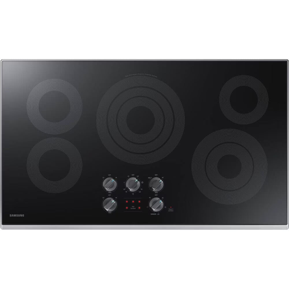 Samsung NZ36K6430RS 36 inch Stainless 5 Burner Electric Cooktop