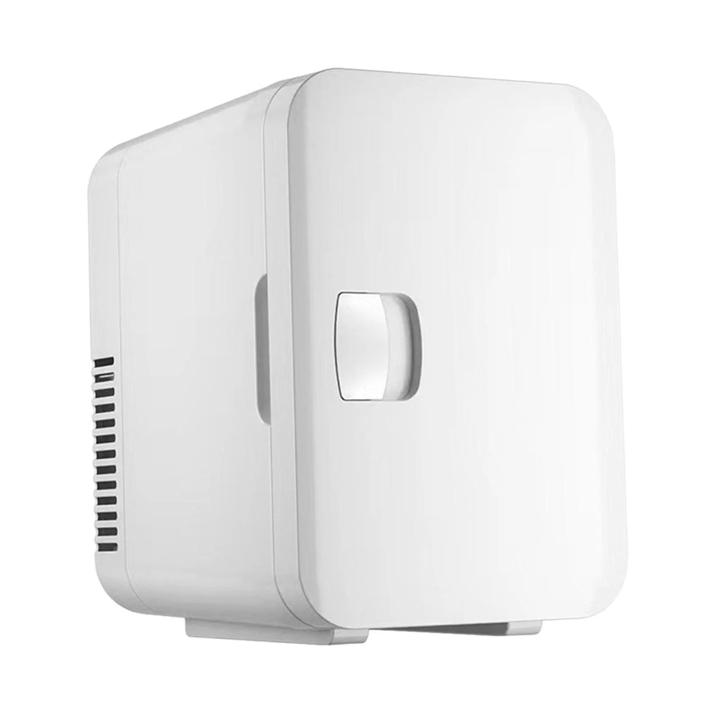 6 Liters Mini Skincare Fridge Portable Refrigerator White US 110V Compact for Makeup, Beverage, Travel Sturdy Multipurpose