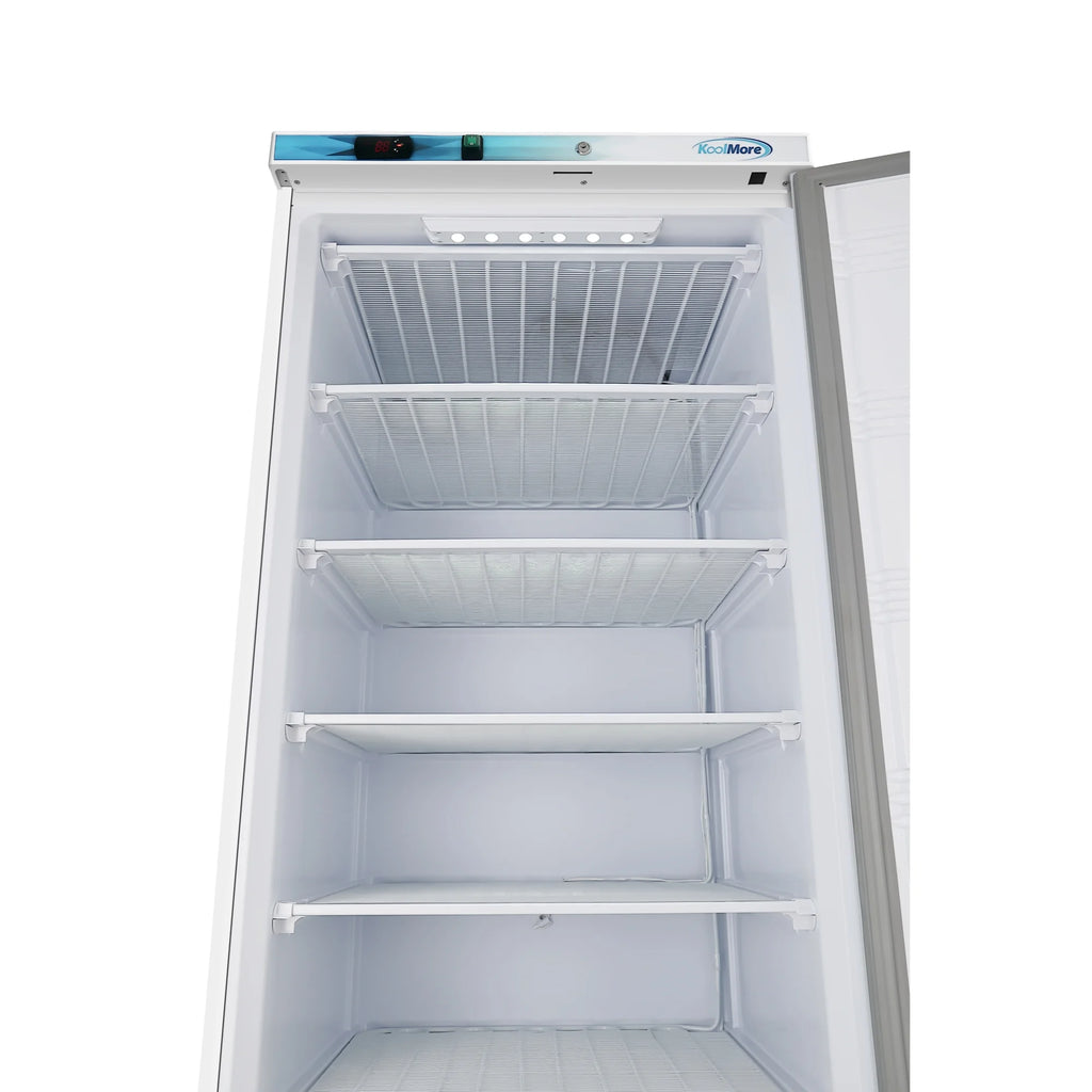 12 Cu. ft. Commercial Reach in Freezer in White Manual Defrost (KM-FMD12WH)
