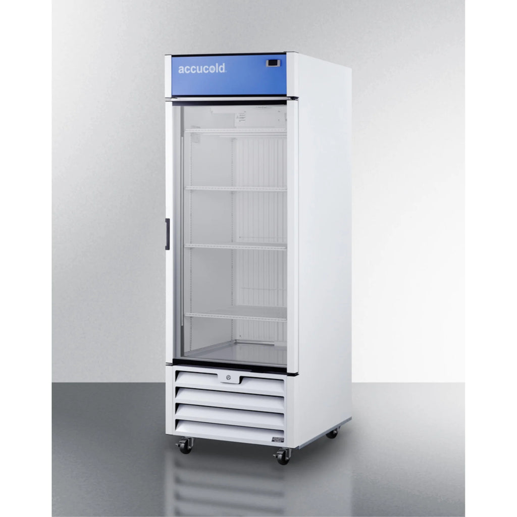 Full-sized glass door commercial display freezer