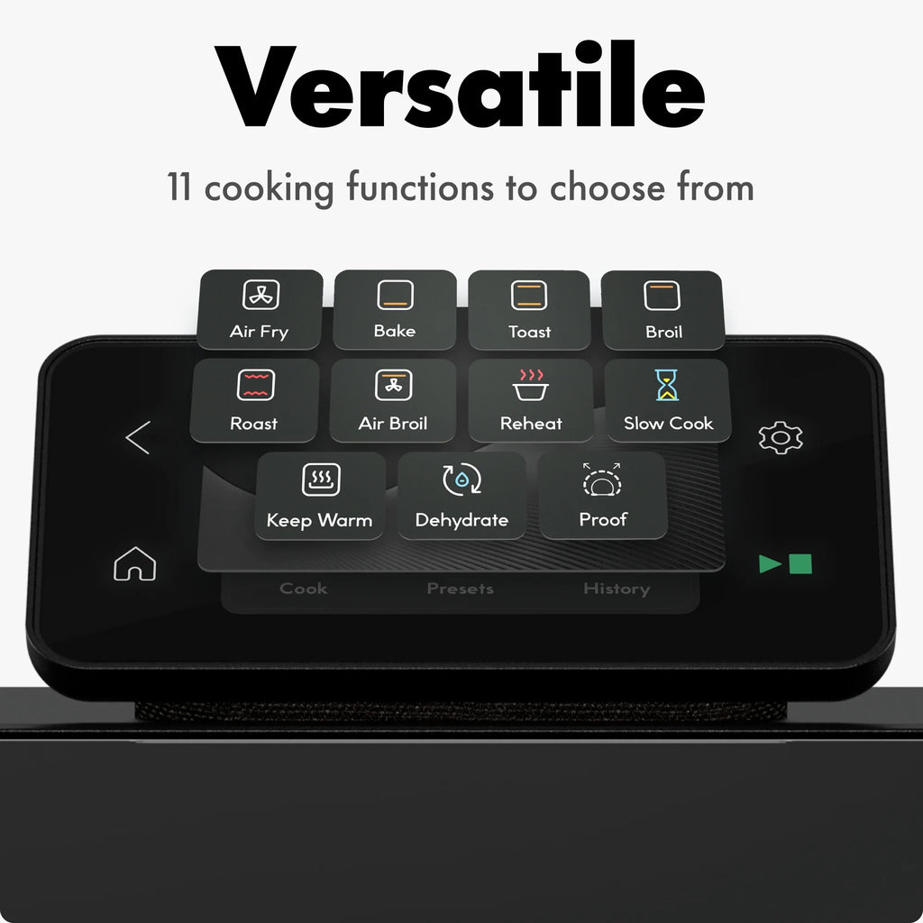 CHEF iQ MiniOven 25-Quart Countertop Oven with Touchscreen Controls - Black